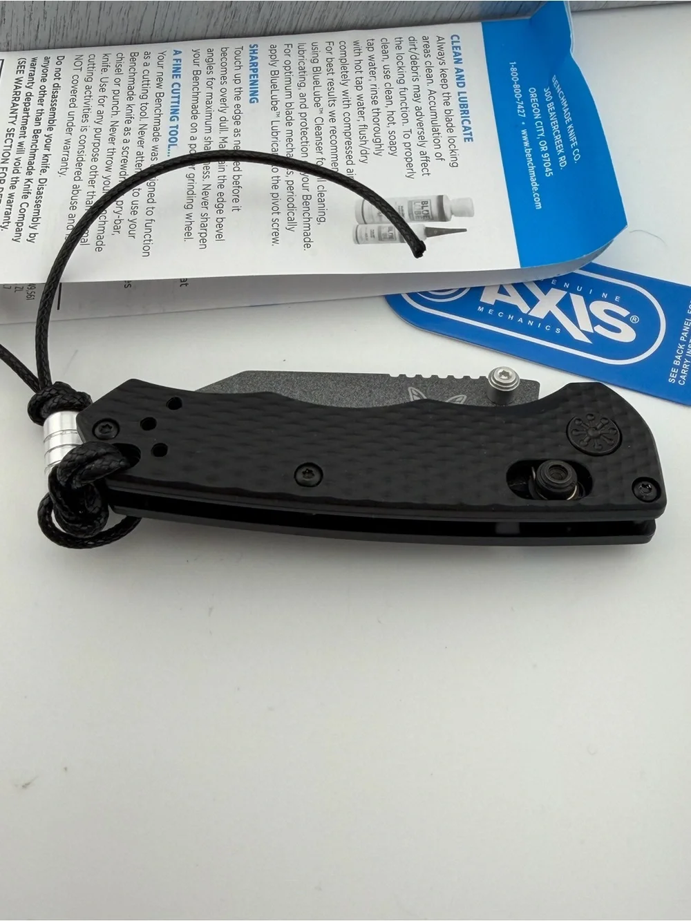 Benchmade Full Immunity 290BK-3 Tactical Pocket Knife CPM-M4 Black